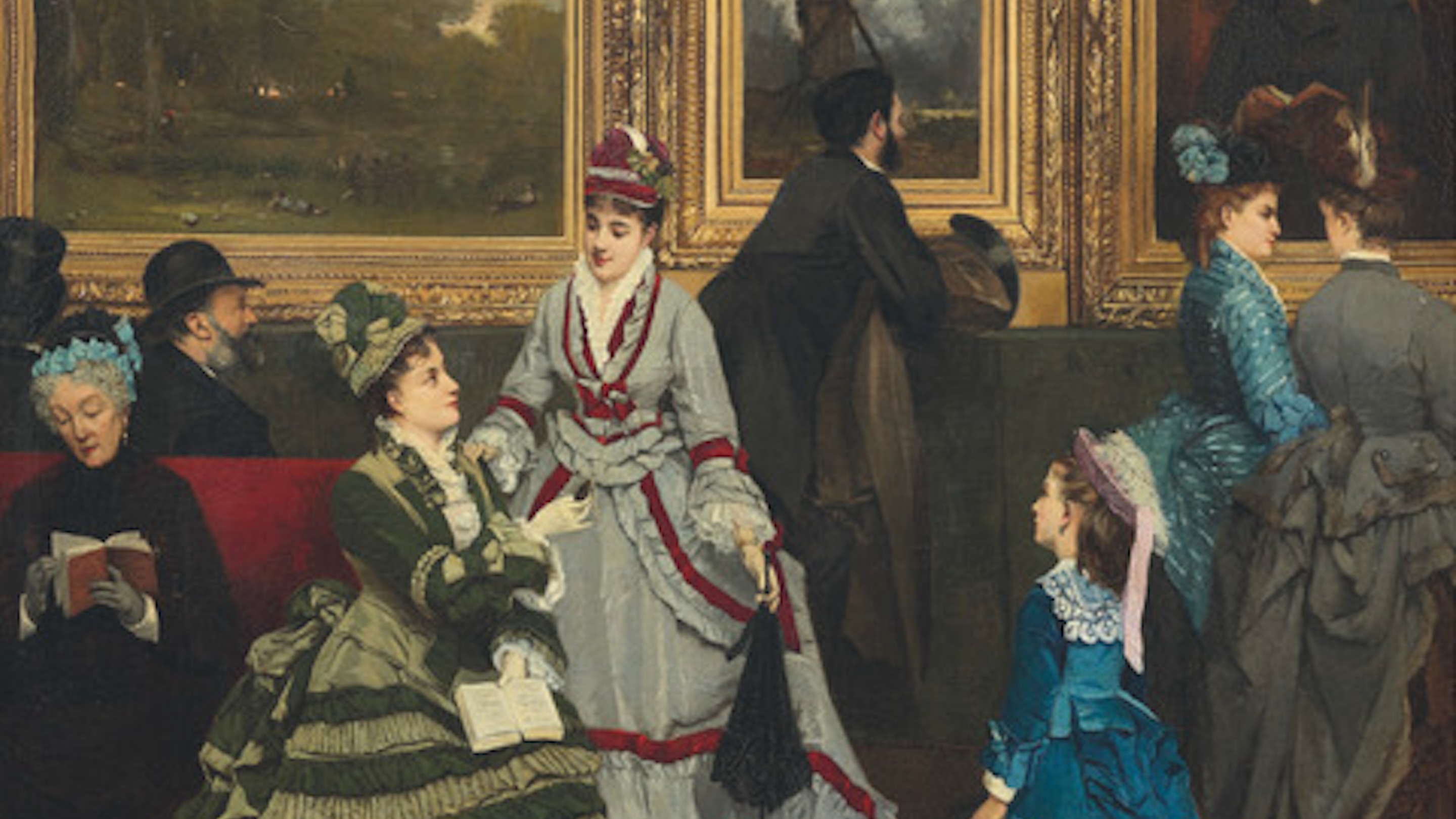 Camille Cabaillot- Lassalle, Le Salon de 1874, 1874, Paris, Musée d'Orsay