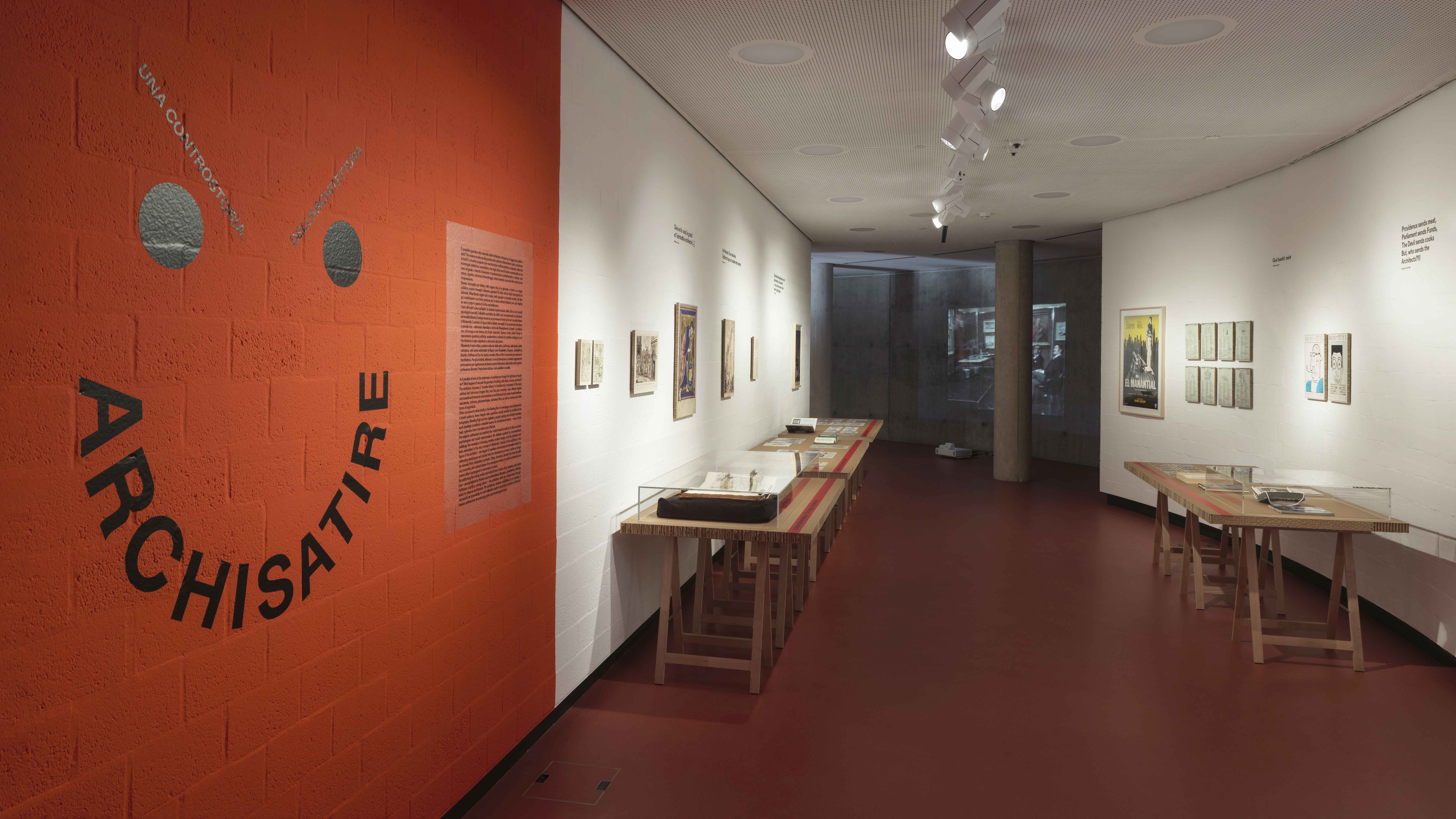 Exhibition "ARCHISATIRE. A Counter-History of Architecture" - Teatro dell'architettura Mendrisio-USI. Foto Enrico Cano