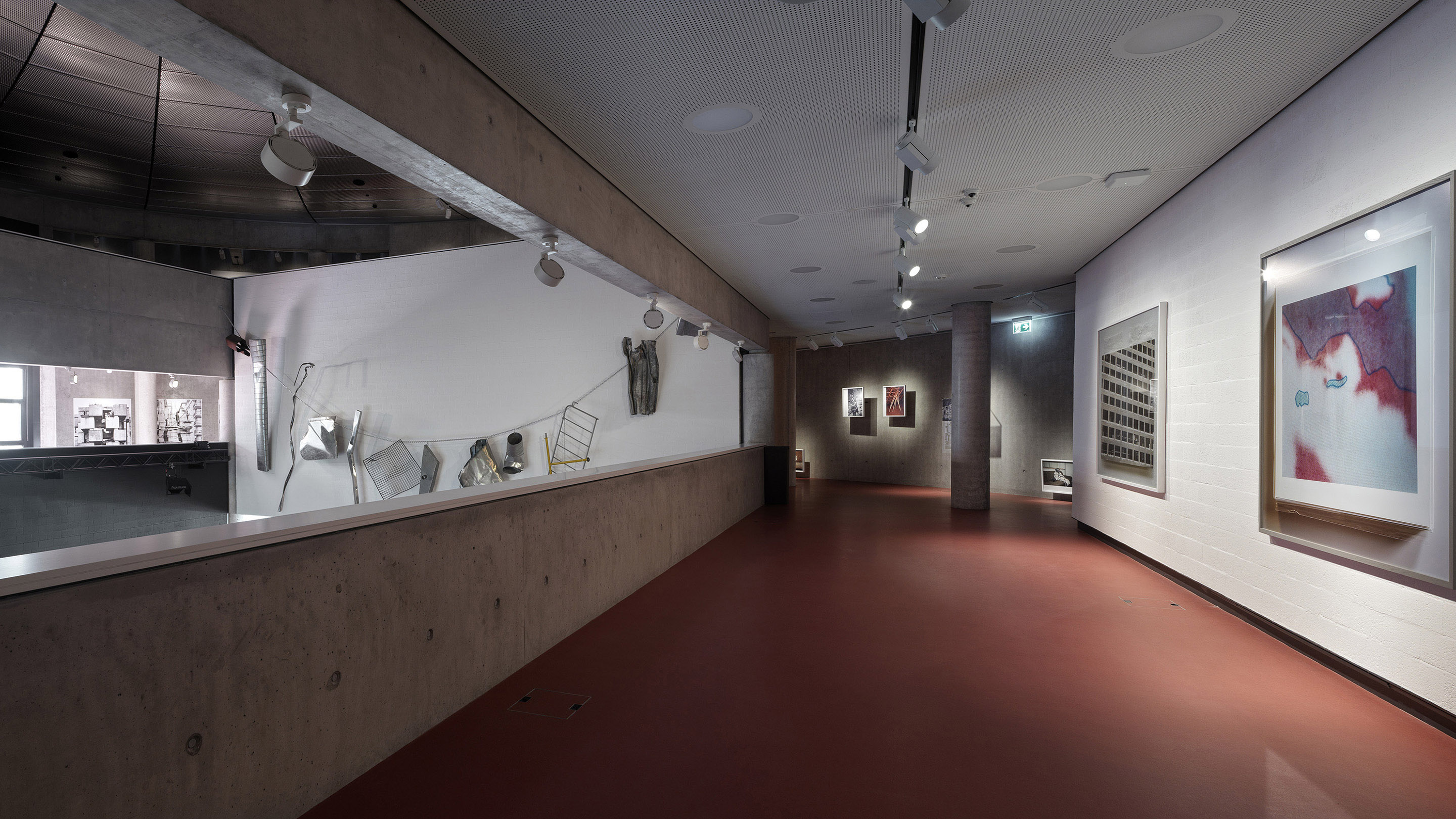  Exhibition ʹWHAT MAD PURSUIT. Aglaia Konrad, Armin Linke, Bas Princenʹ, Teatro dell’architettura Mendrisio, Photo by Enrico Cano
