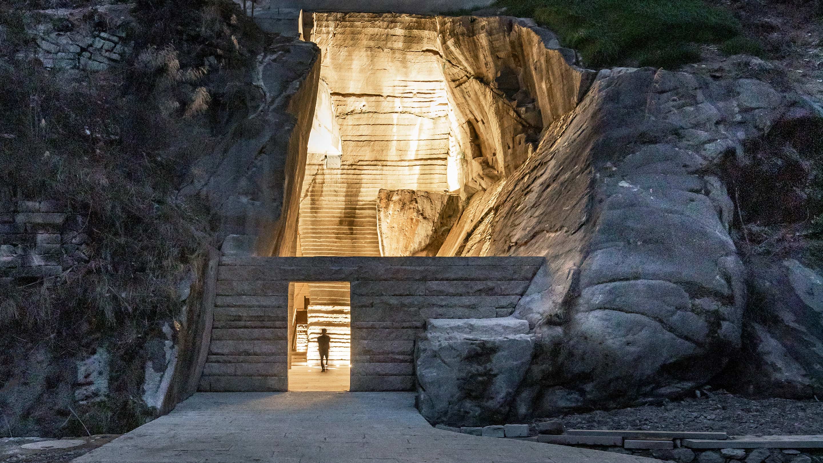 Riuso delle cave di Jinyun, 2021-2022, Foto di Wang Ziling
