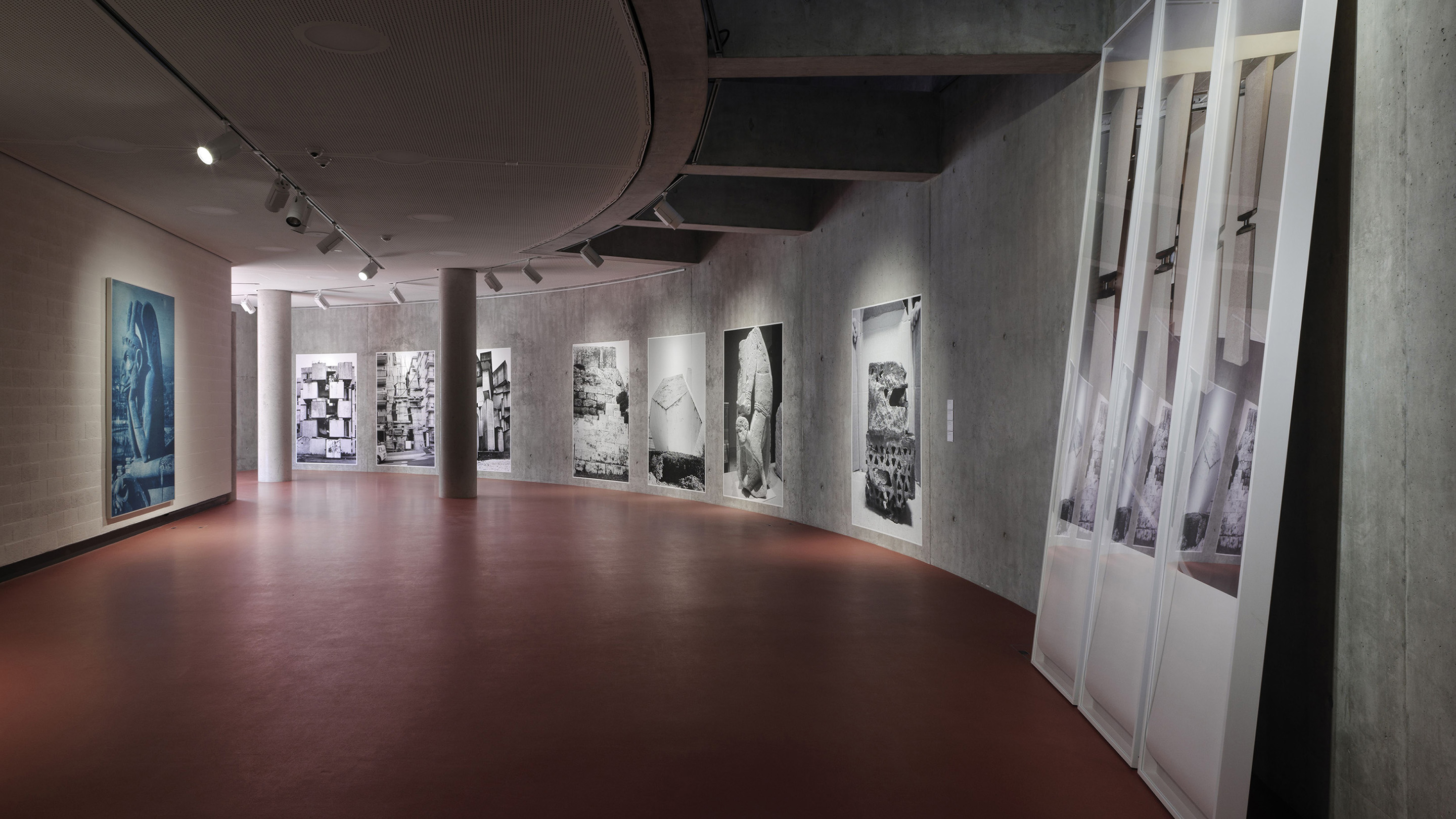  Exhibition ʹWHAT MAD PURSUIT. Aglaia Konrad, Armin Linke, Bas Princenʹ, Teatro dell’architettura Mendrisio, Photo by Enrico Cano