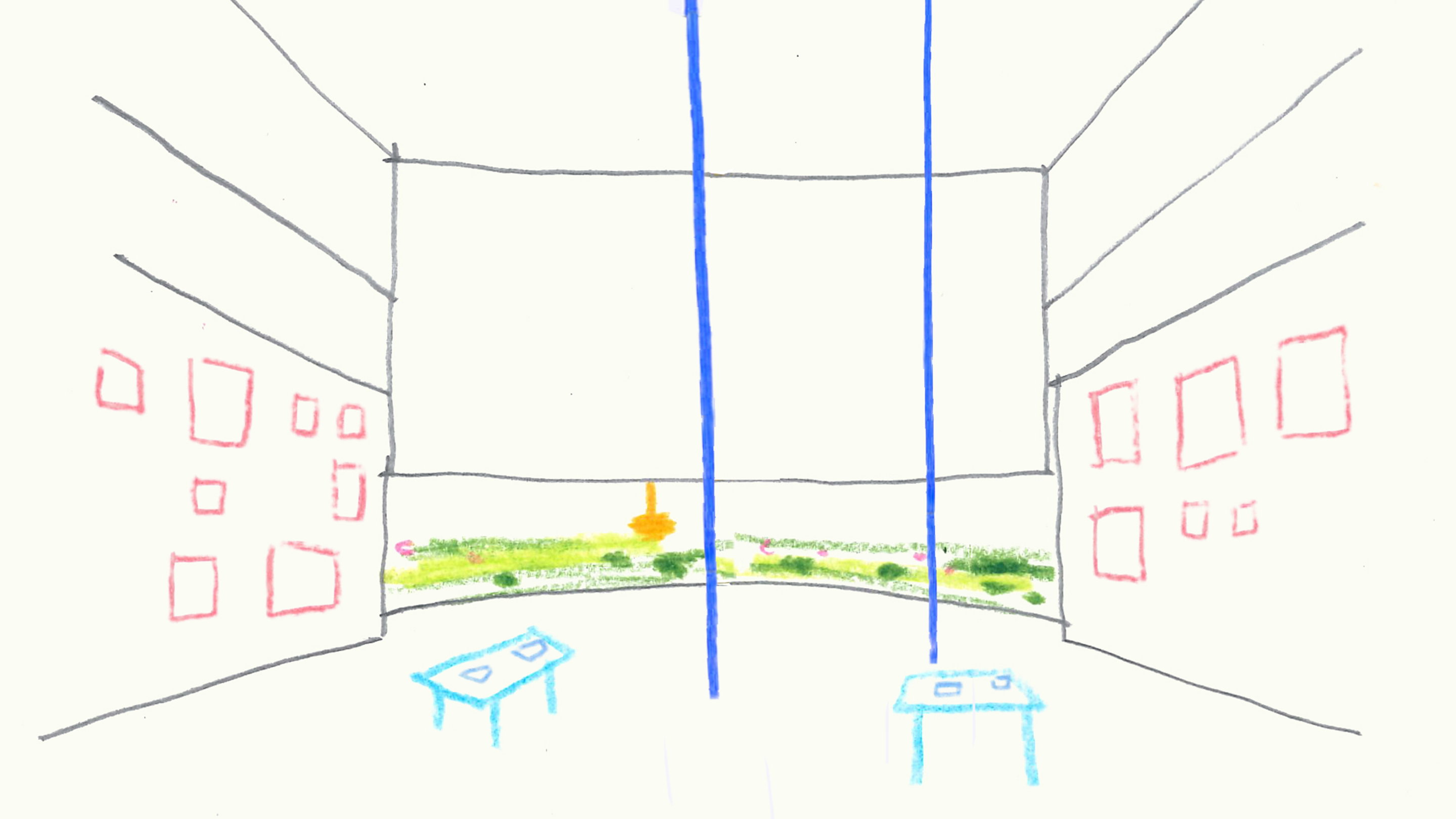Arrhov Frick, URSPRUNG Process at Teatro dell'architettura Mendrisio 2024, Drawing Arrhov Frick